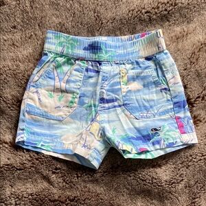 Vineyard Vines Kids' Blue Patterned Shorts